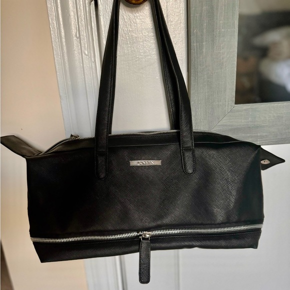 Lanvin Vegan Leather Zip Around Tote